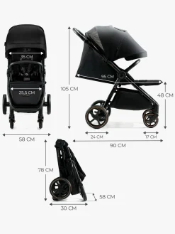 Kinderkraft MITZY Klapvogn, Ink Black