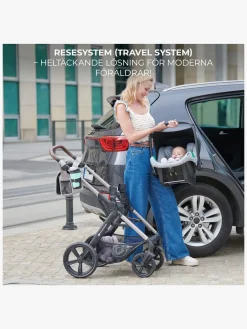 Kinderkraft MOOV 2 Air 3-in-1 Kombivogn, Pure Black