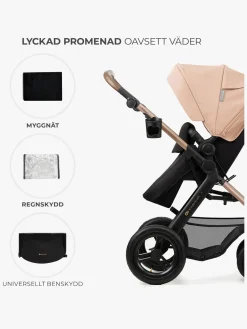 Kinderkraft Duo- & Kombivogne-MOOV 2 Air 3-in-1 Kombivogn, Sand