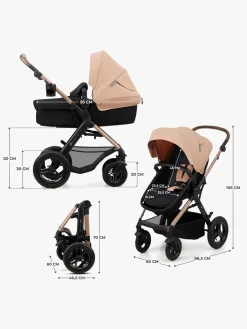 Kinderkraft Duo- & Kombivogne-MOOV 2 Air 3-in-1 Kombivogn, Sand