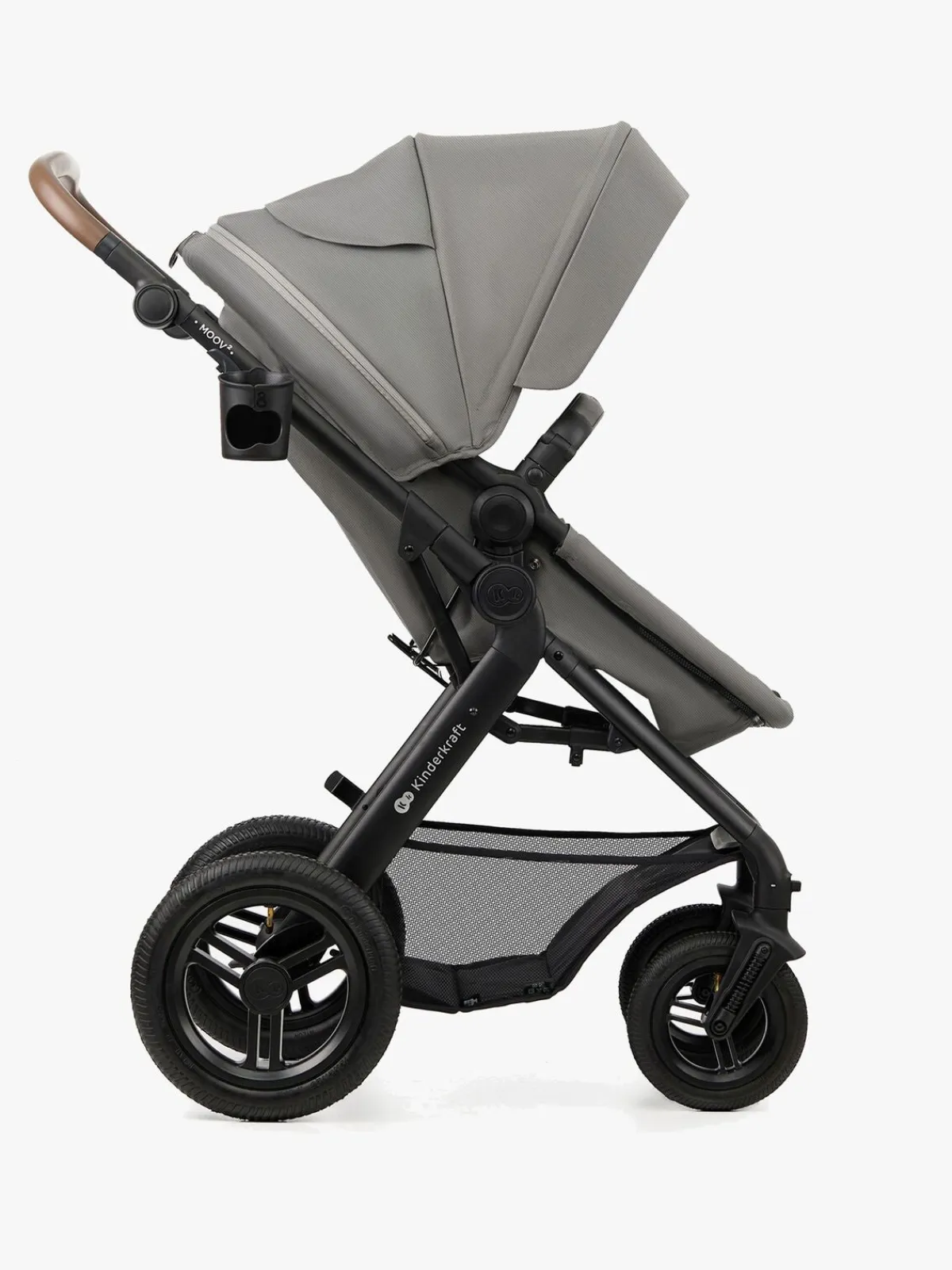 Kinderkraft Duo- & Kombivogne-MOOV 2 Air 3-in-1 Duovogn, Light Grey