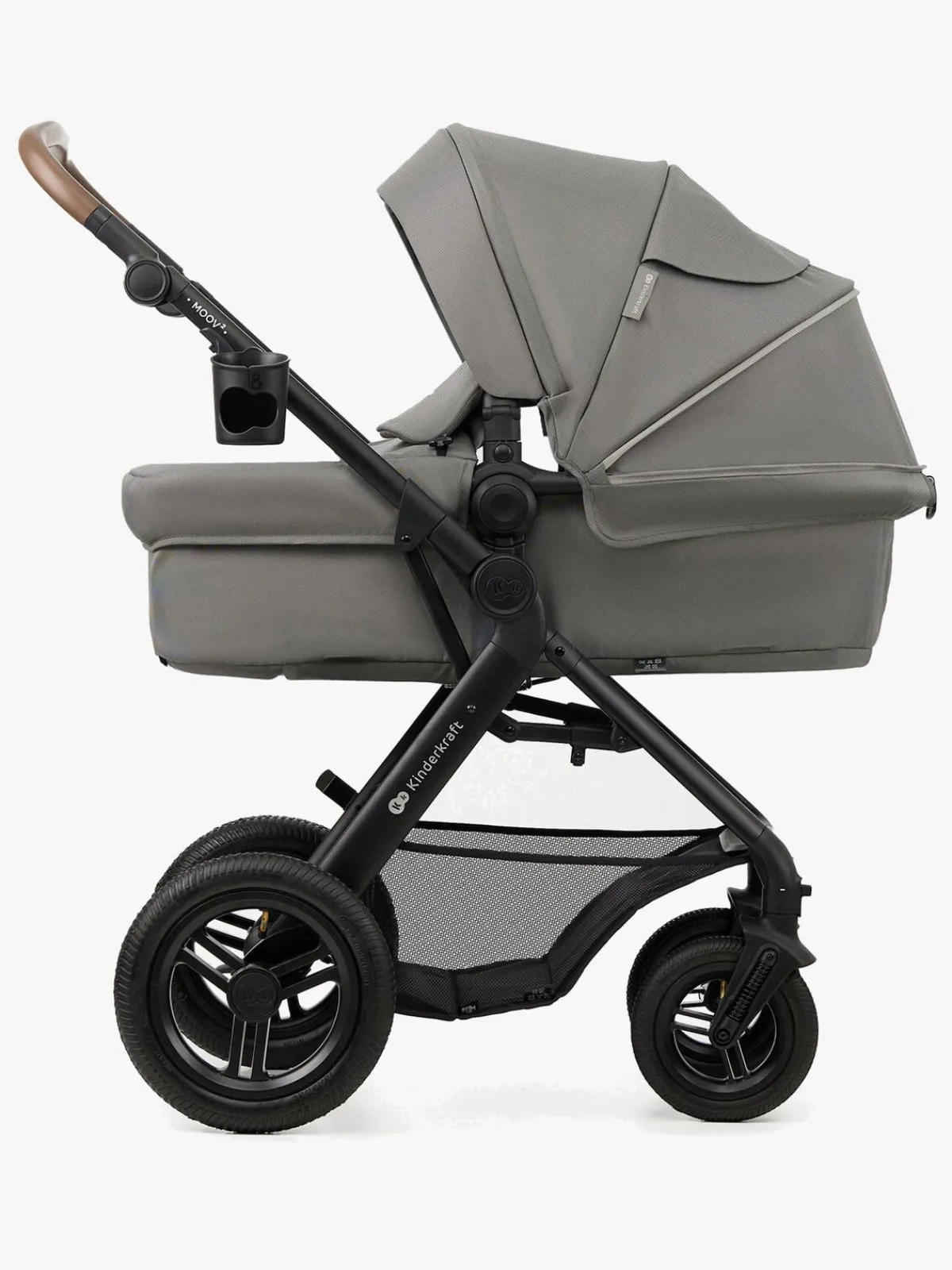 Kinderkraft Duo- & Kombivogne-MOOV 2 Air 3-in-1 Duovogn, Light Grey