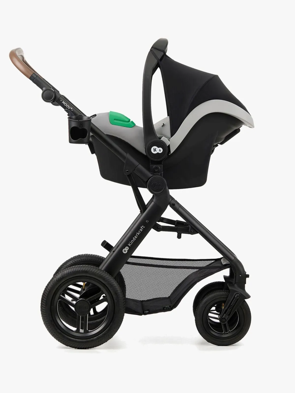 Kinderkraft Duo- & Kombivogne-MOOV 2 Air 3-in-1 Duovogn, Light Grey
