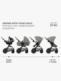 Kinderkraft Duo- & Kombivogne-MOOV 2 Air 3-in-1 Duovogn, Light Grey