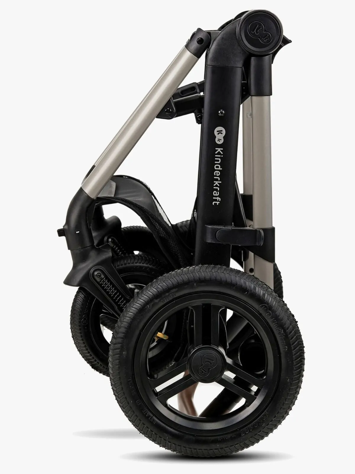 Kinderkraft Duo- & Kombivogne-MOOV 2 4-in-1 Air Duovogn, Moonlight Grey