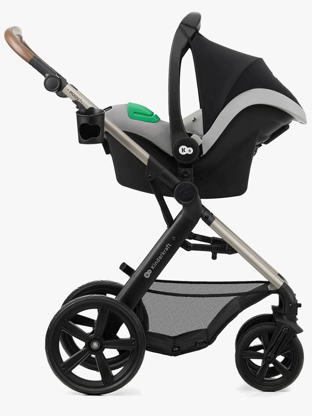 Kinderkraft MOOV 2 3-in-1 Kombivogn, Moonlight Grey