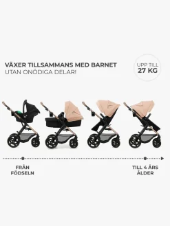 Kinderkraft MOOV 2 3-in-1 Kombivogn, Sand
