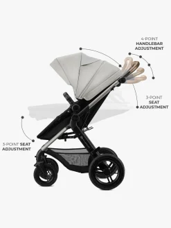 Duo- & Kombivogne|Kinderkraft MOOV 2 XL Air Kombivogn, Moonlight Grey Grå