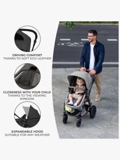 Kinderkraft Duo- & Kombivogne-MOOV CT 3-in-1 Mink Pro Kombivogn, Black