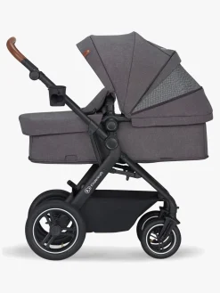 Kinderkraft Vognpakker-Multifunctional 3-in-1 B-Tour Mink Pro Kombivogn, Dark Grey
