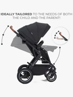 Kinderkraft Multifunctional 3-in-1 B-Tour Mink Pro Kombivogn, Black