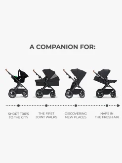 Kinderkraft Multifunctional 3-in-1 B-Tour Mink Pro Kombivogn, Black