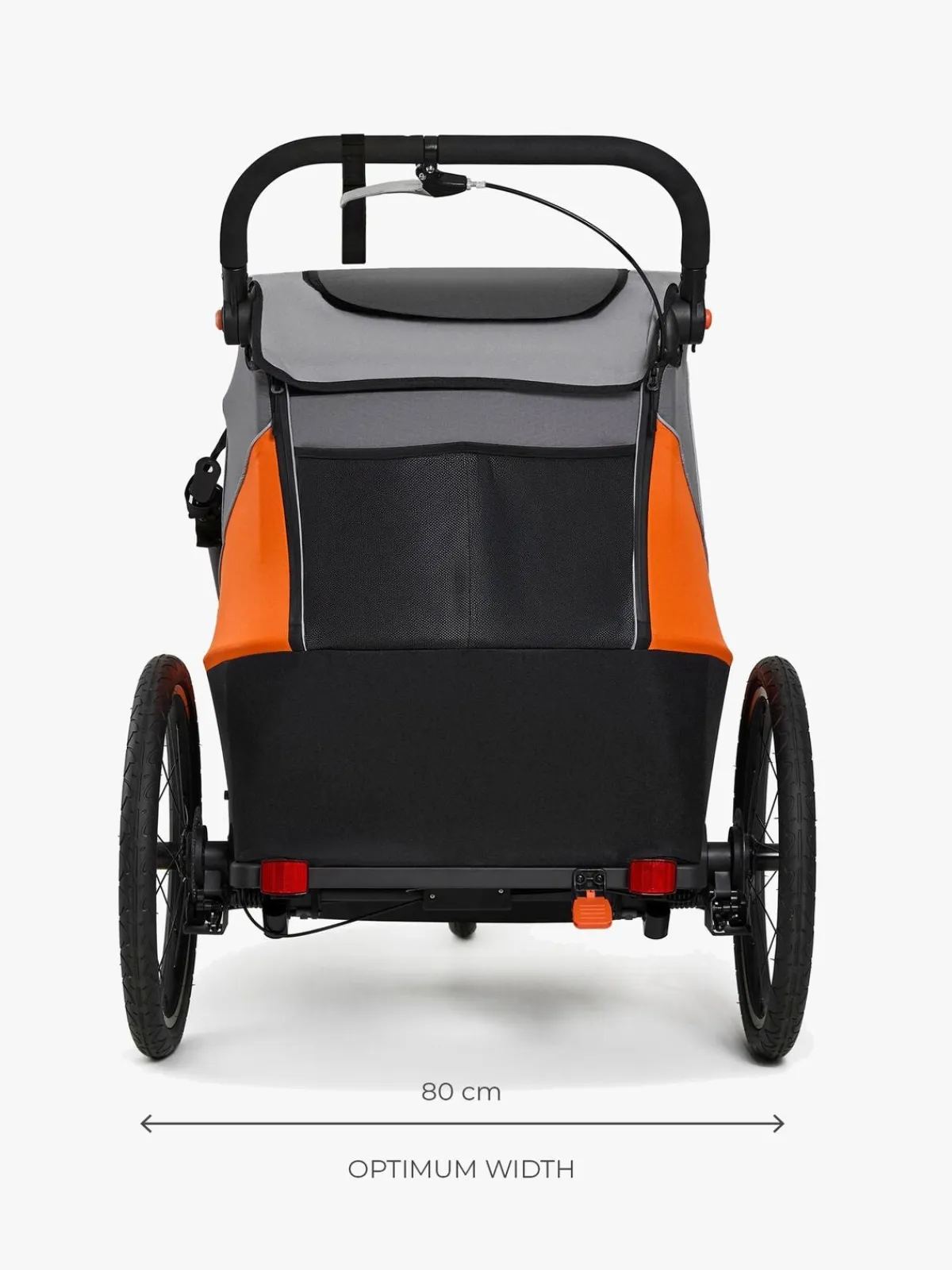 Aktivitetsvogne|Kinderkraft Nava Cykelanhænger, Sunny Orange