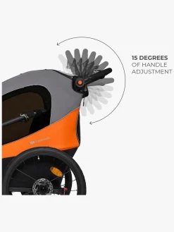 Aktivitetsvogne|Kinderkraft Nava Cykelanhænger, Sunny Orange