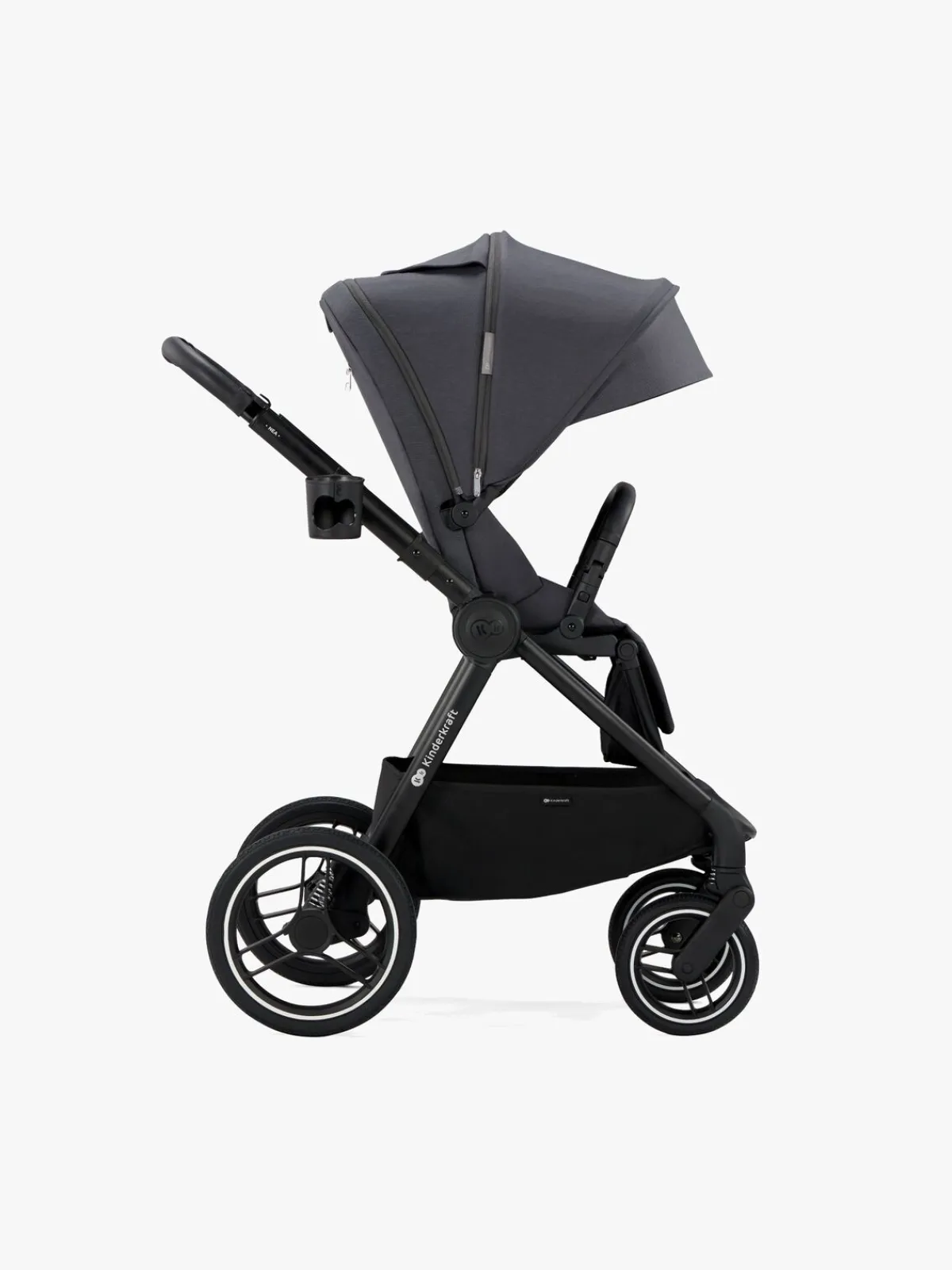 Kinderkraft Duo- & Kombivogne-NEA 2-in-1 Duovogn, Deep Grey