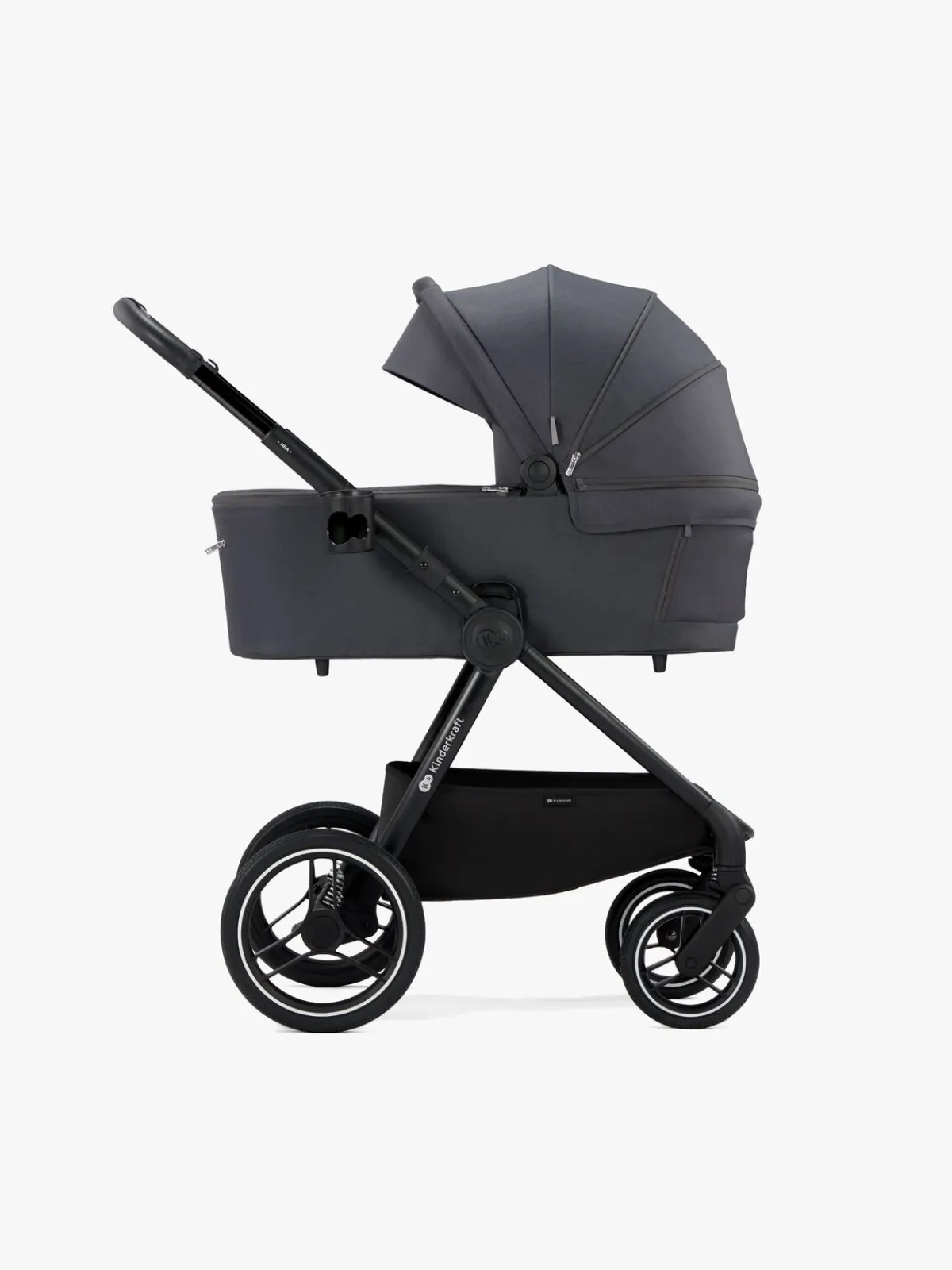Kinderkraft Duo- & Kombivogne-NEA 2-in-1 Duovogn, Deep Grey