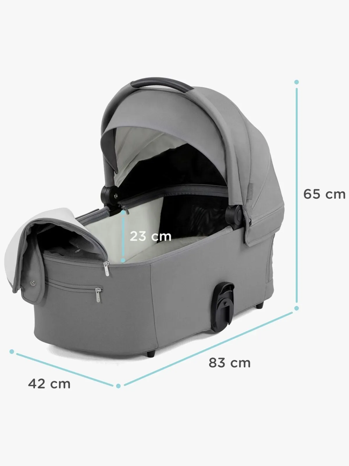 Duo- & Kombivogne|Kinderkraft NEA 2-in-1 Duovogn, Midnight Black Sort