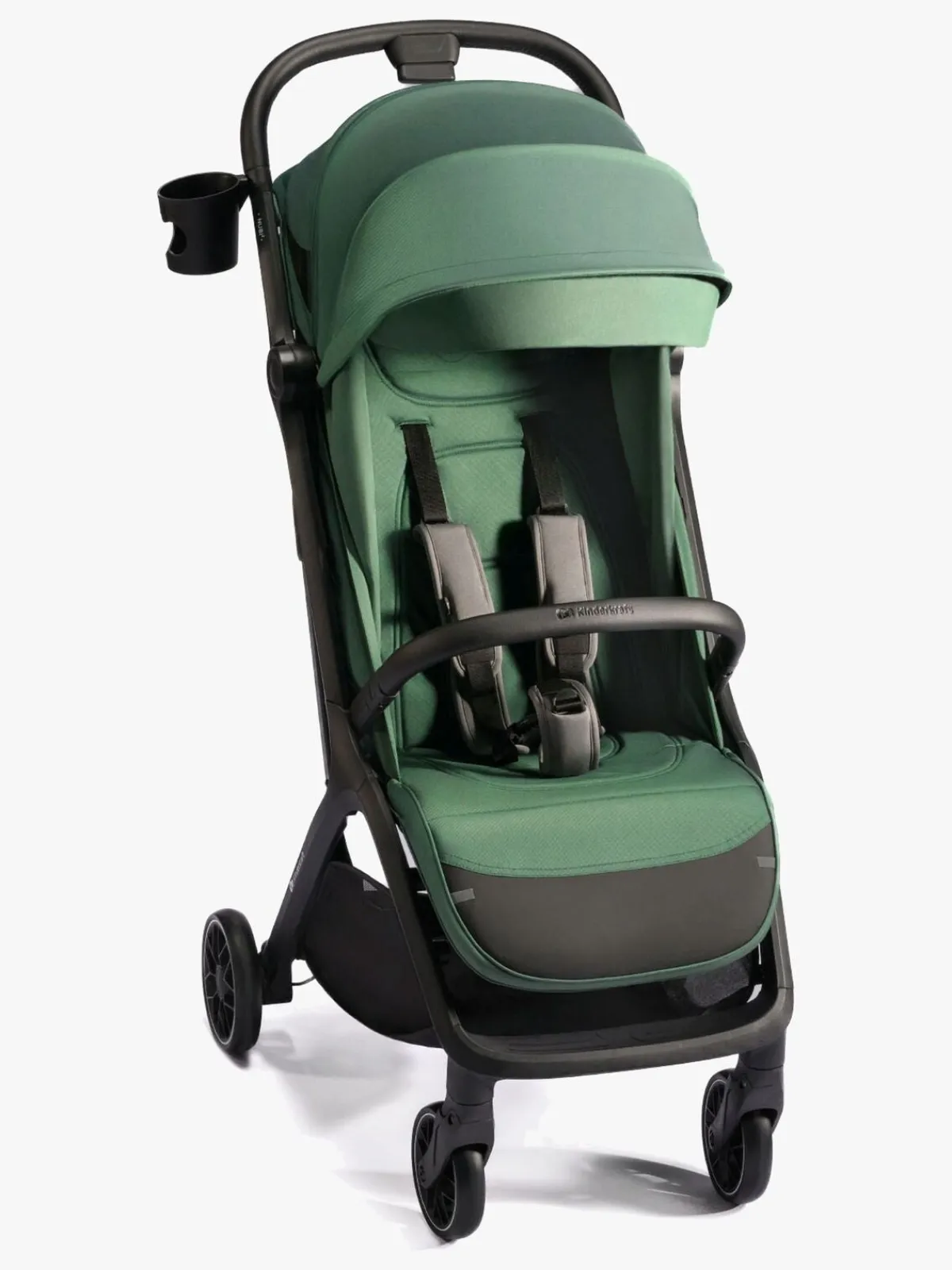Klapvogne|Kinderkraft NUBI 2 Klapvogn, Mystic Green Grøn
