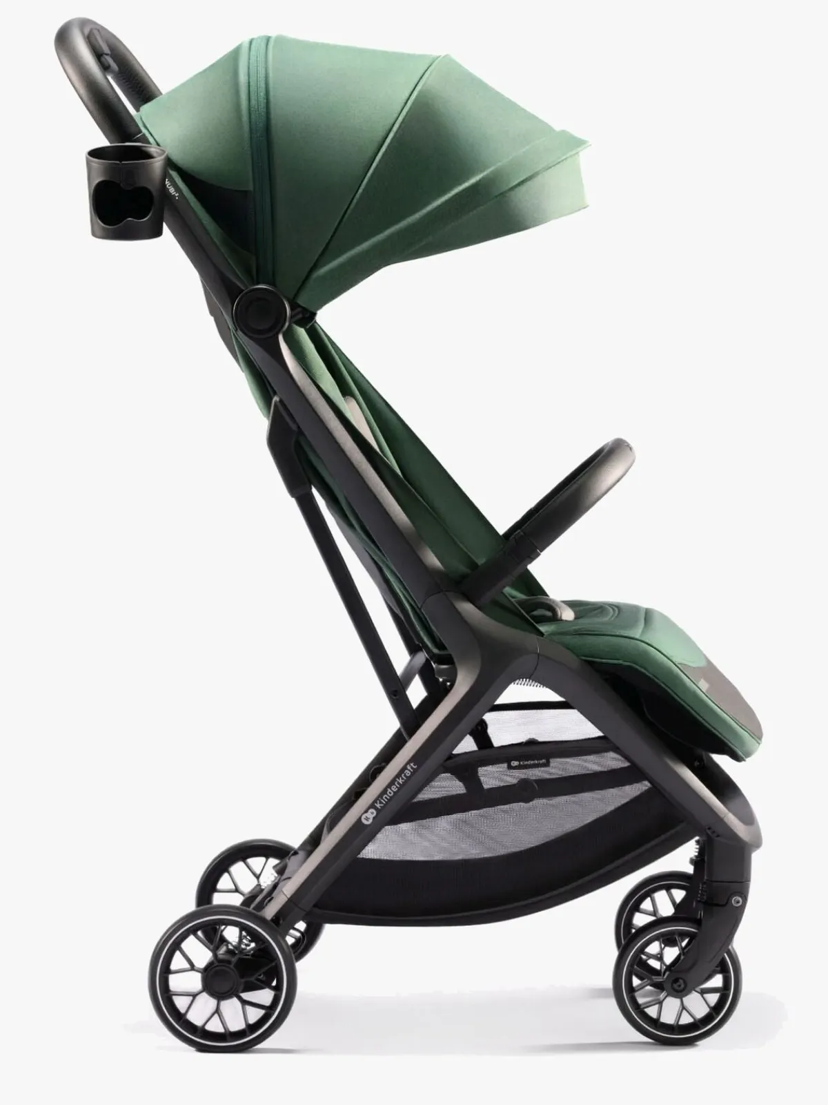 Klapvogne|Kinderkraft NUBI 2 Klapvogn, Mystic Green Grøn