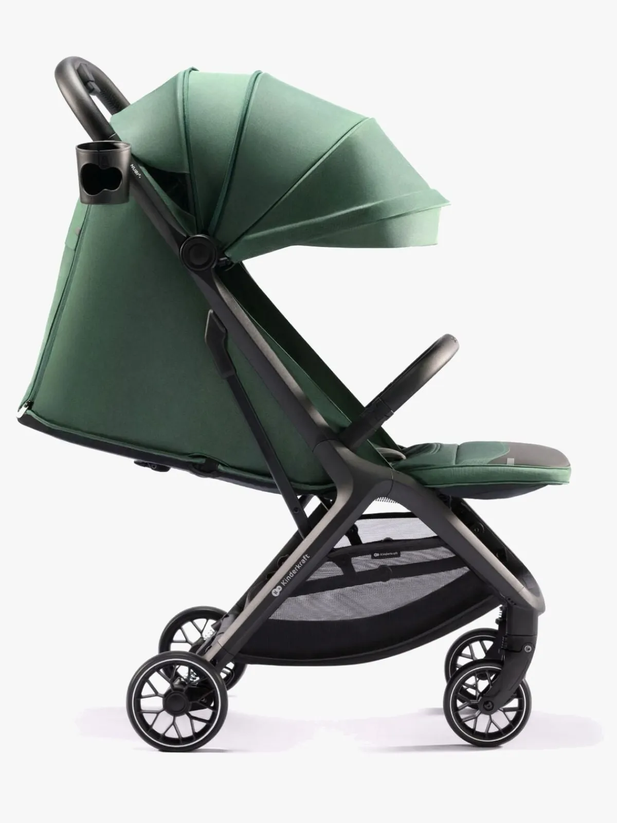 Klapvogne|Kinderkraft NUBI 2 Klapvogn, Mystic Green Grøn