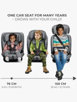 Kinderkraft Autostole 9-36 Kg-ONETO3 i-Size Autostol, Cool Grey