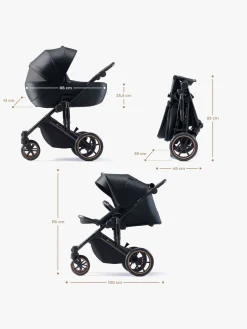 Kinderkraft PRIME 2 3-in-1 Duovogn Travelsystem inkl. Mink Pro, Venezian Black