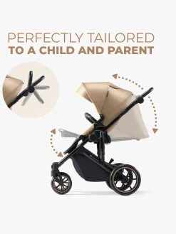Kinderkraft Duo- & Kombivogne-Prime 2 2-in-1 Duovogn, Sandrose