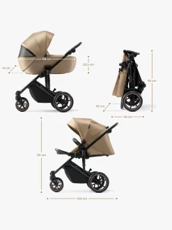 Kinderkraft Duo- & Kombivogne-Prime 2 2-in-1 Duovogn, Sandrose