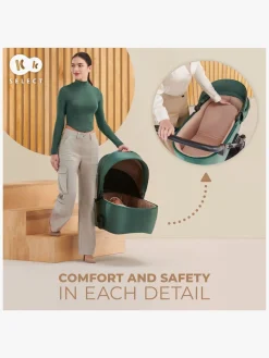 Vognpakker|Kinderkraft PRIME 2 3-in-1 Duovogn Travelsystem inkl. Mink Pro, Sandrose Beige