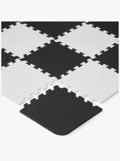 Børn Kinderkraft Puslespilstæppe 150x180 Foam, Sort