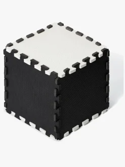Børn Kinderkraft Puslespilstæppe 150x180 Foam, Sort