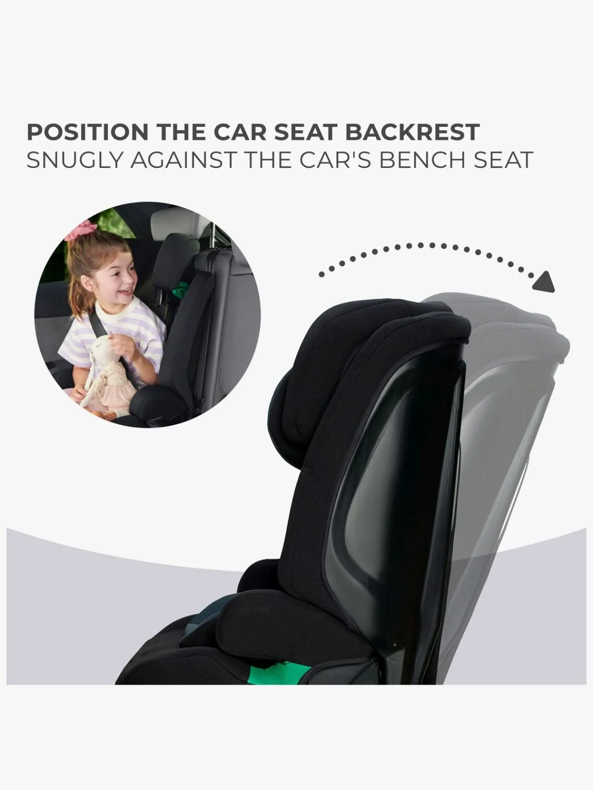 Kinderkraft Autostole 9-36 Kg-SAFETY-FIX 2 I-Size Autostol, Black