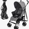 Rejseklapvogne|Kinderkraft Tik Klapvogn, Stone Grey