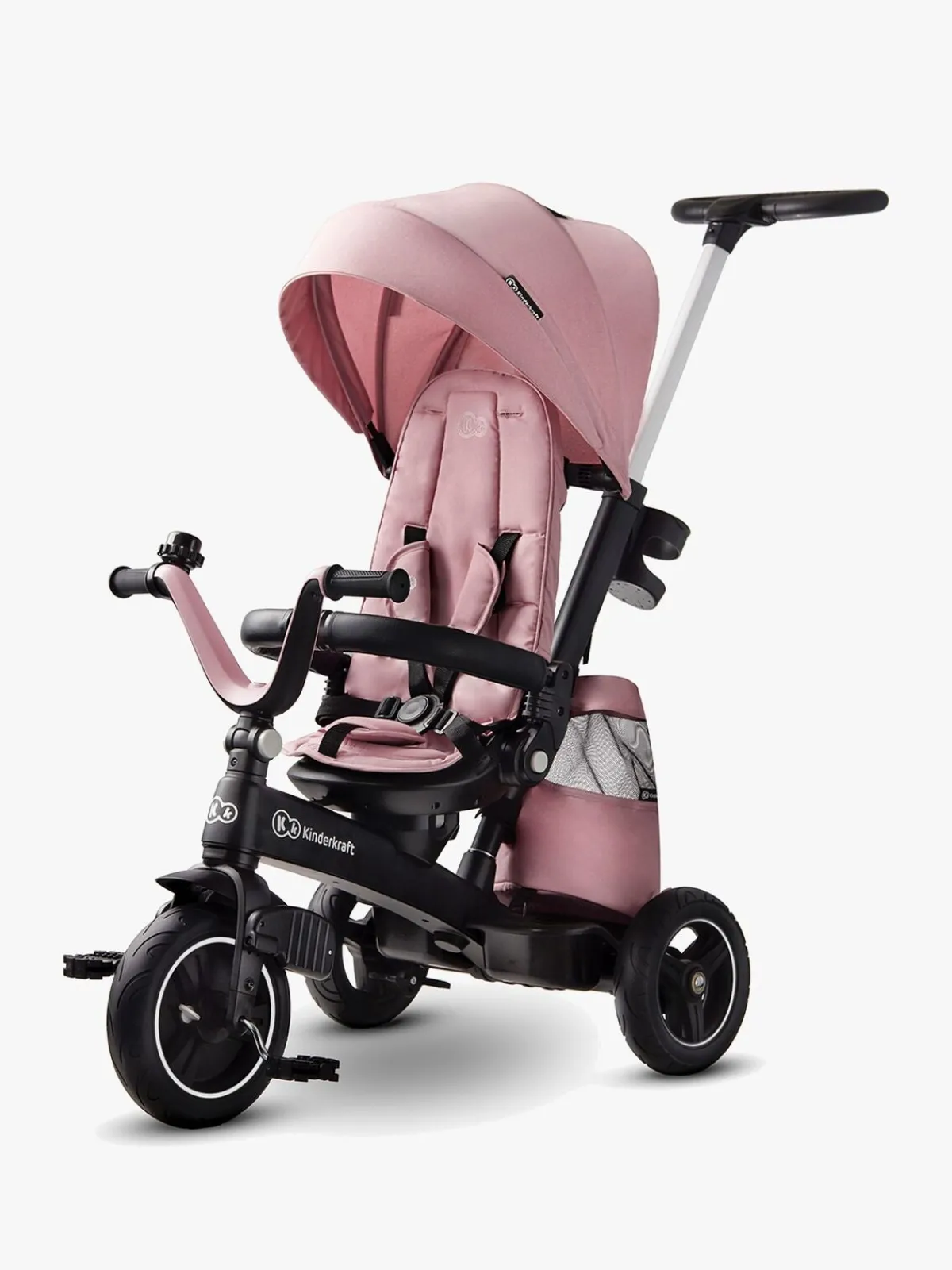 Kinderkraft Cykler-Trehjulet Cykel Easytwist, Lyserød
