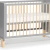 Børn Kinderkraft Tremmeseng Nico, Grey