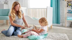 Børn Kinderkraft Tremmeseng Nico, White