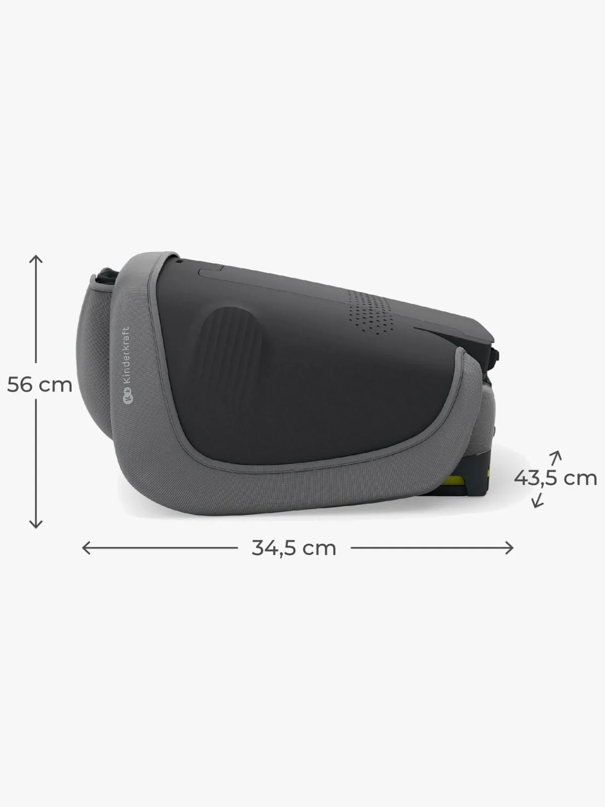 Autostole 9-36 Kg|Kinderkraft UNITY 2 i-Size Autostol, Grey Grå