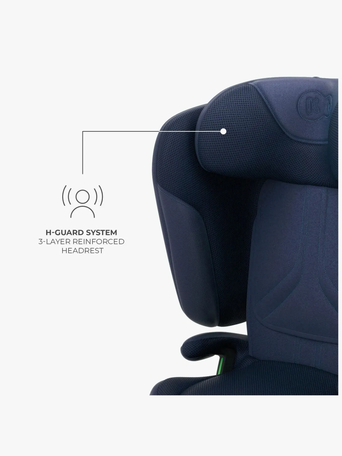 Autostole 9-36 Kg|Kinderkraft UNITY 2 i-Size Autostol, Navy Blå
