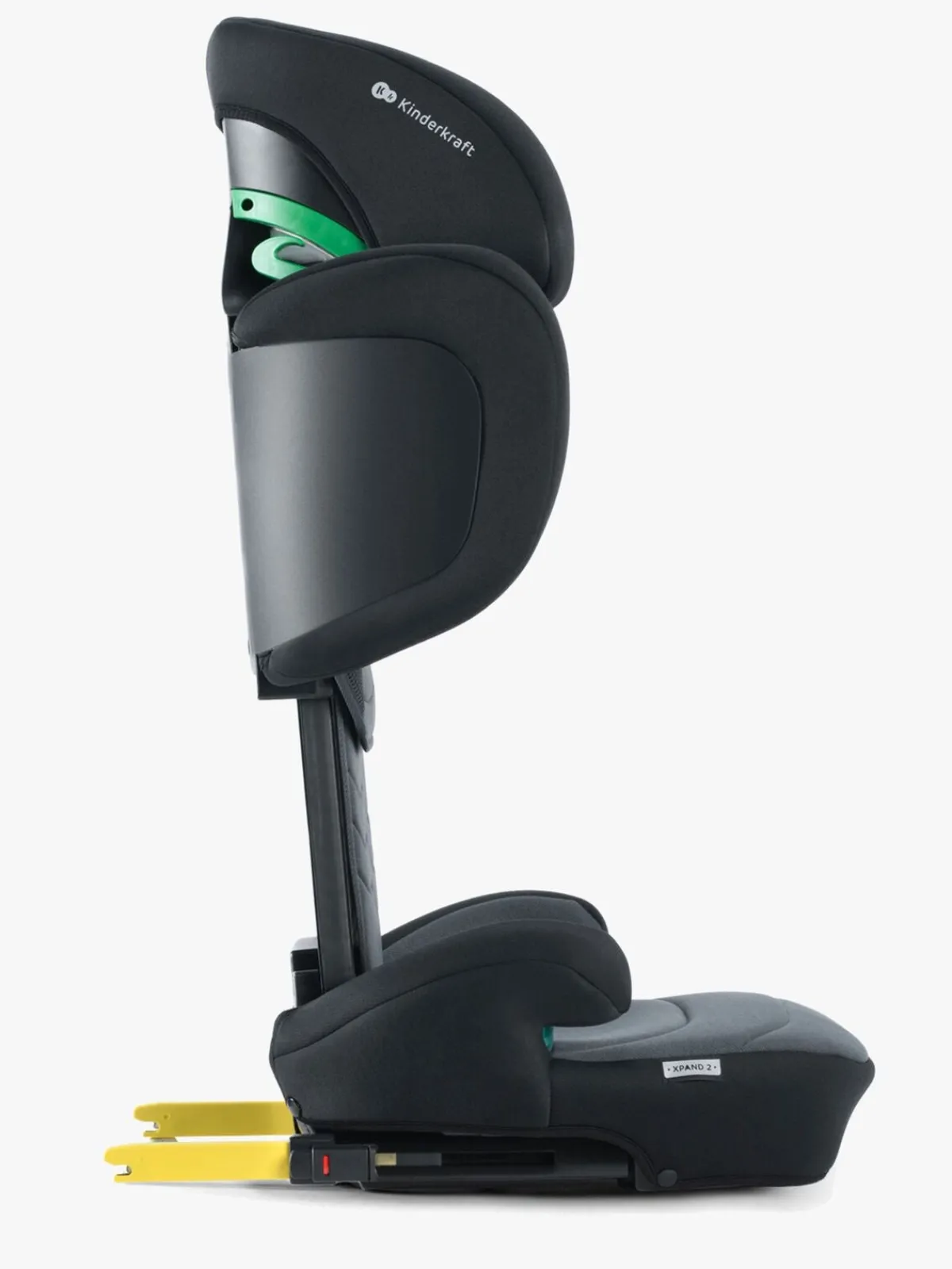 Autostole 15-36 Kg|Kinderkraft XPAND 2 i-Size Autostol, Graphite Black Sort
