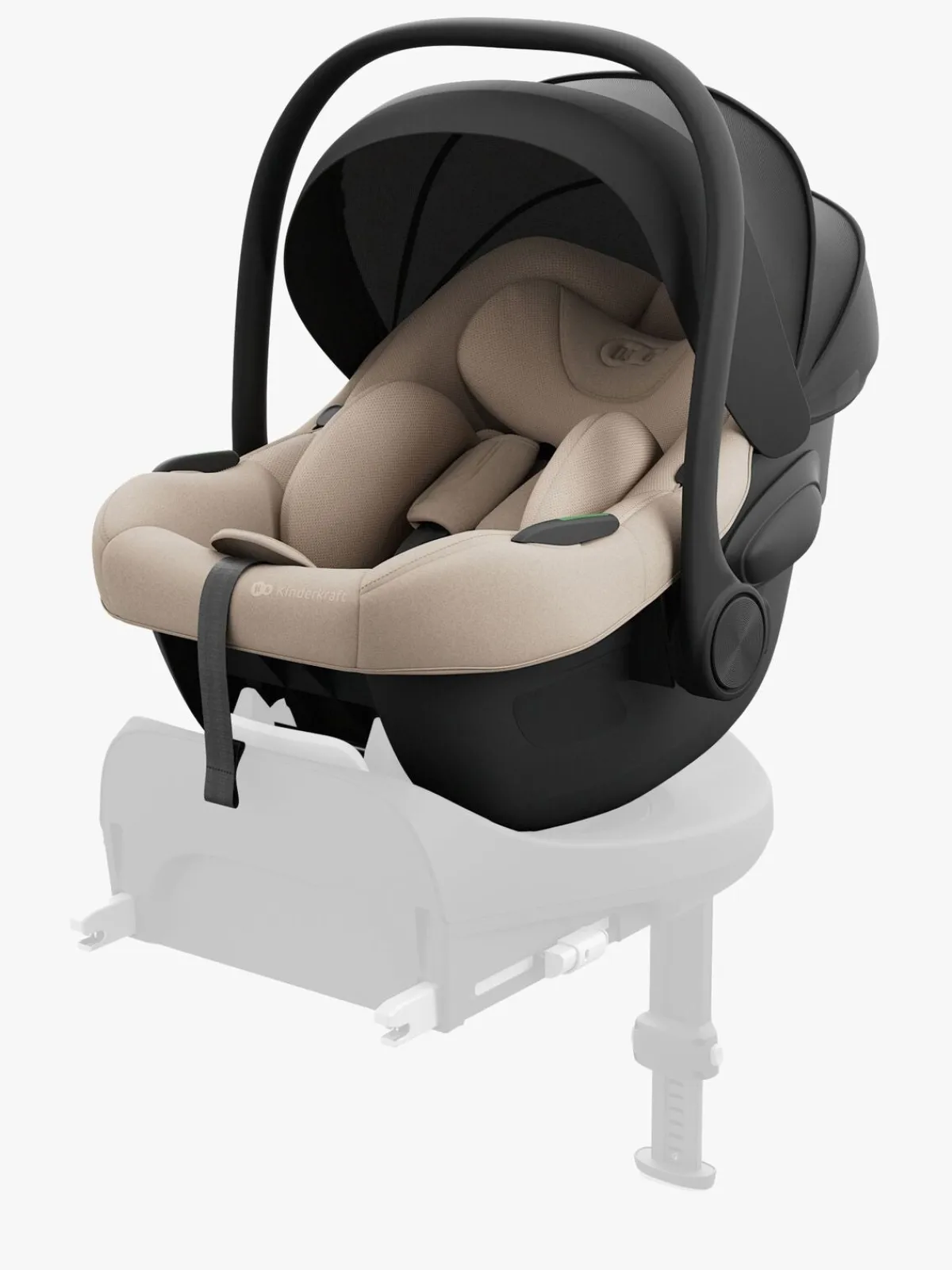 Autostole 0-13 Kg|Kinderkraft I-LITE Autostol Baby inkl. Base, Beige