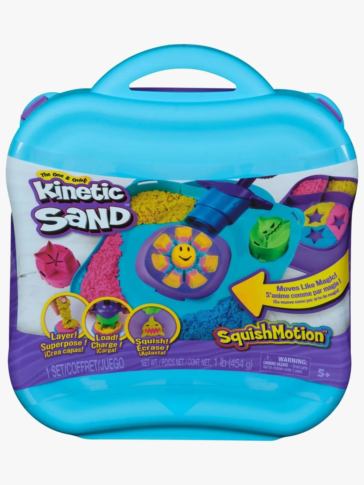 KineticSand Kreativt Legetøj-Kinetic Sand SquishMotion Legesæt