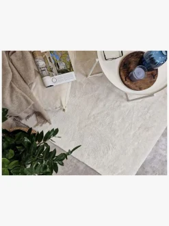 Børn KM Carpets Cozy Gulvtæppe 80x160, White