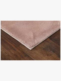 Børn KM Carpets Cozy Gulvtæppe 80x160, Dusty Pink