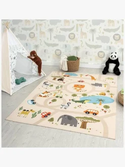 Børn KM Gulvtæpper-Carpets Animal Gulvtæppe 120 x 160, Linned