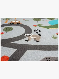 Børn KM Gulvtæpper-Carpets Animal Gulvtæppe 120 x 160, Grå