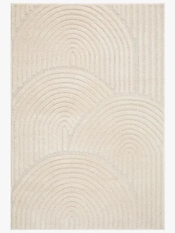 Børn KM Carpets Doria Zen Gulvtæppe 160x230, Hvid