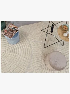 Børn KM Carpets Doria Zen Gulvtæppe 160x230, Hvid