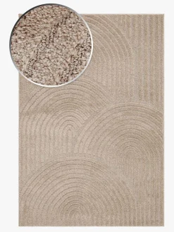 Børn KM Carpets Doria Zen Gulvtæppe 120x170, Linned