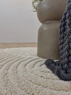 Børn KM Carpets Doria Zen  Rundt Gulvtæppe 120,