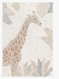 Børn KM Carpets Genova Gulvtæppe Giraf 80x150, Creme